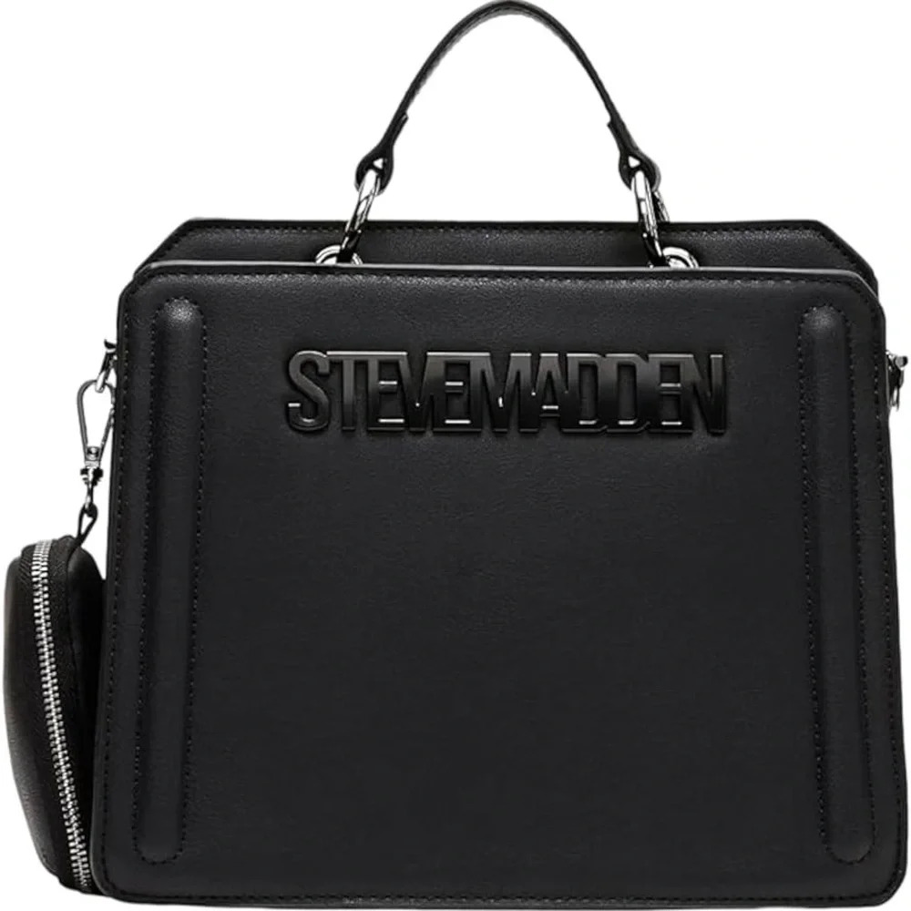 STEVE MADDEN Evelyn Black Purse Like New